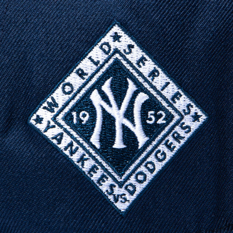 47 Brand Hitch Tailsweep New York Yankees 1952 World Series Patch Script Snapback Hat - Navy 47 Brand