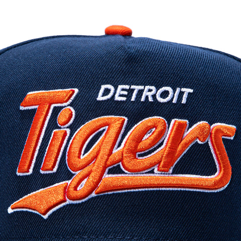 47 Brand Hitch Tailsweep Detroit Tigers 2005 All Star Game Patch Script Snapback Hat - Navy 47 Brand