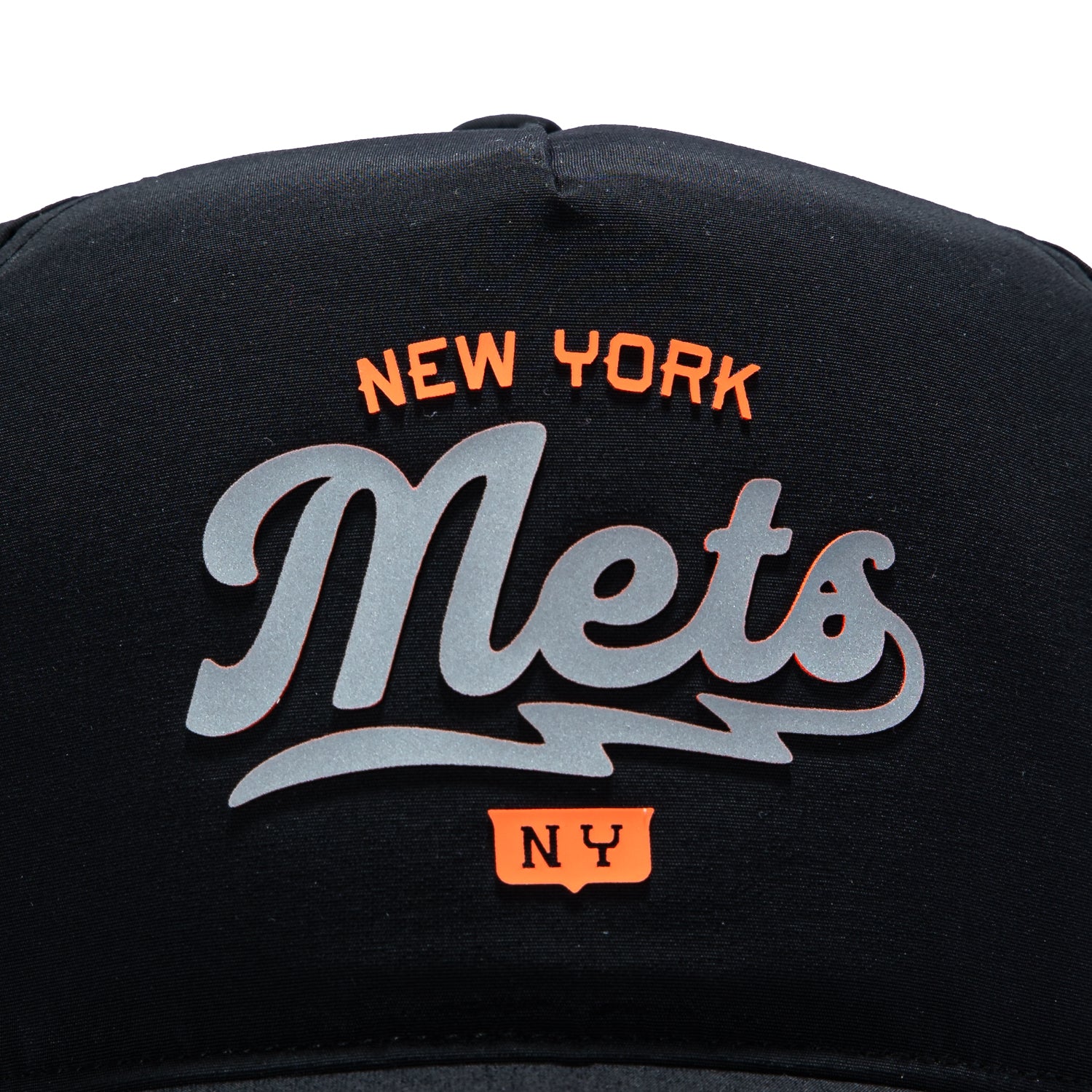 47 Brand Hitch Hi-Vis New York Mets Snapback Hat - Black – Hat Club