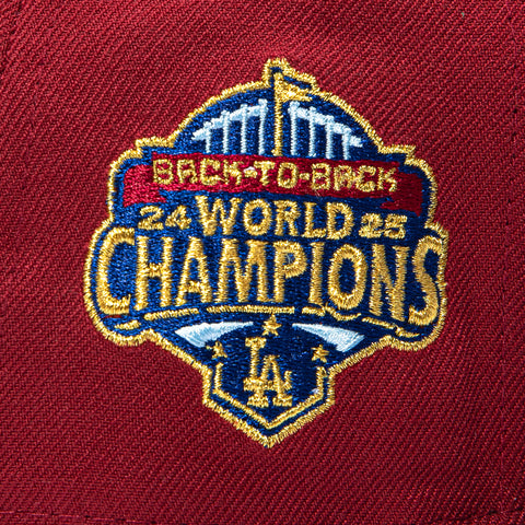 2TONE DODGERS B2B CHAMPS STARS RED/BLK New Era