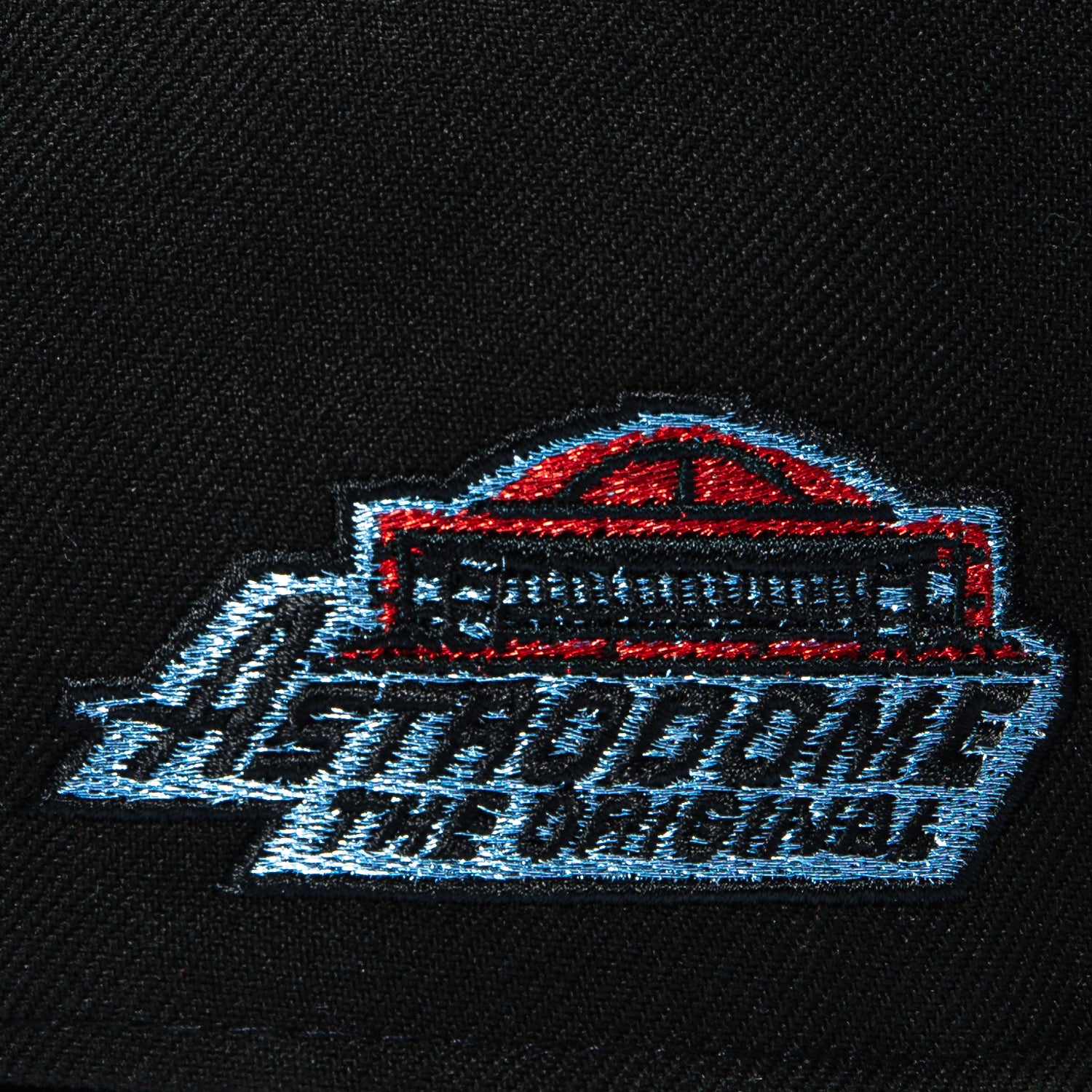 New Era 59Fifty Houston Astros Astrodome Patch Red UV Hat - Black
