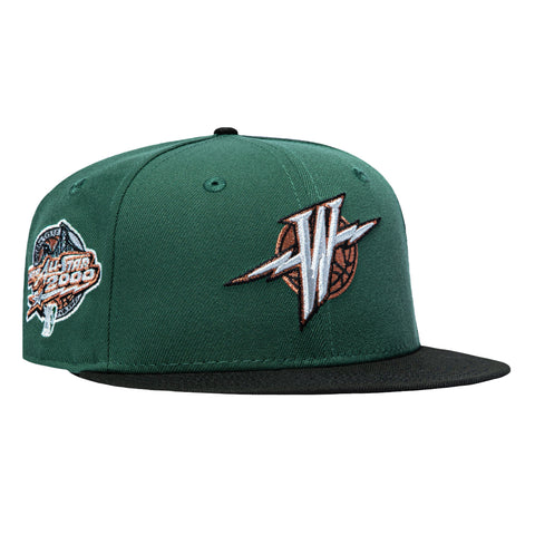 New Era 59Fifty Golden State Warriors 2000 All Star Game Patch 1997 Alternate Pink UV Hat - Green, Black