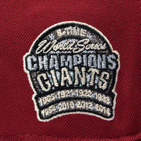 AB CHIEF 5950 GIANTS 8X CHAMP LOGO BRK/GRY/IVY New Era