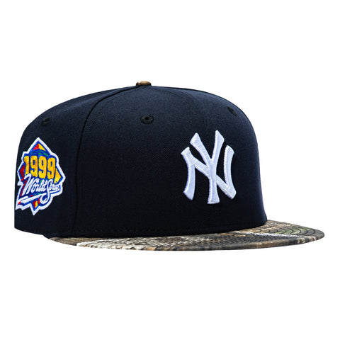 New Era 59Fifty APX Realtree New York Yankees 1999 World Series Patch Hat - Navy, Realtree New Era