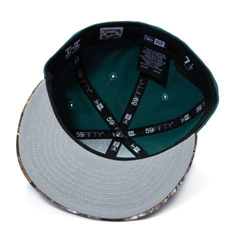 New Era 59Fifty APX Realtree Miami Marlins 1997 World Series Patch Hat - Green, Realtree New Era