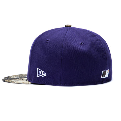 New Era 59Fifty APX Realtree Tampa Bay Rays 25th Anniversary Patch Hat - Purple, Realtree New Era