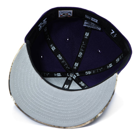 New Era 59Fifty APX Realtree Tampa Bay Rays 25th Anniversary Patch Hat - Purple, Realtree New Era