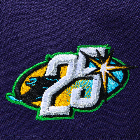New Era 59Fifty APX Realtree Tampa Bay Rays 25th Anniversary Patch Hat - Purple, Realtree New Era