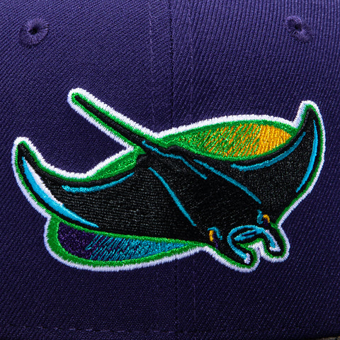 New Era 59Fifty APX Realtree Tampa Bay Rays 25th Anniversary Patch Hat - Purple, Realtree New Era
