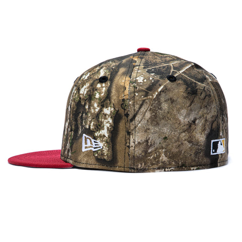 New Era 59Fifty APX Realtree Houston Astros 40th Anniversary Patch Hat - Realtree, Brick New Era