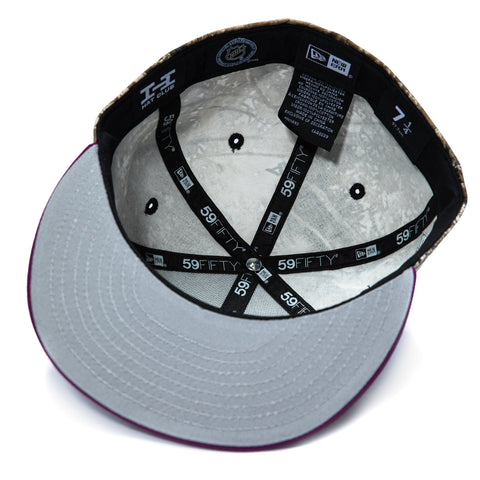 New Era 59Fifty APX Realtree Anaheim Ducks 30th Anniversary Patch Mask Hat - Realtree, Plum New Era