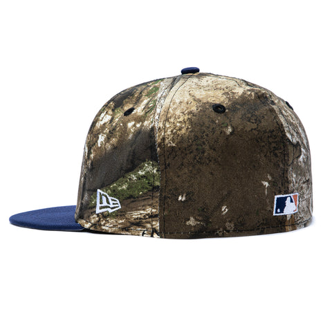 New Era 59Fifty APX Realtree Atlanta Braves 2000 All Star Game Patch Lightning Word Hat - Realtree, Light Navy New Era