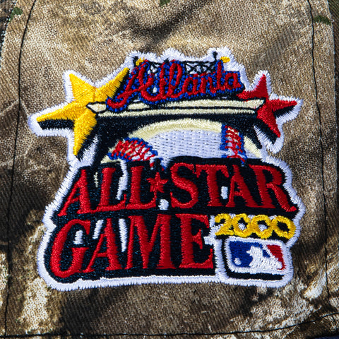 New Era 59Fifty APX Realtree Atlanta Braves 2000 All Star Game Patch Lightning Word Hat - Realtree, Light Navy New Era