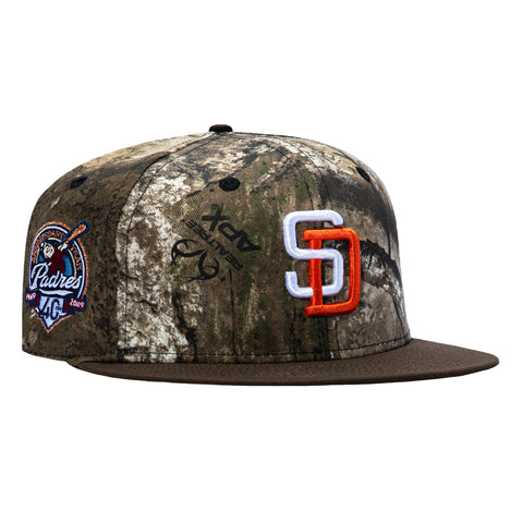 New Era 59Fifty APX Realtree San Diego Padres 40th Anniversary Patch Hat - Realtree, Brown New Era