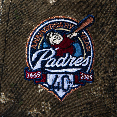 New Era 59Fifty APX Realtree San Diego Padres 40th Anniversary Patch Hat - Realtree, Brown New Era