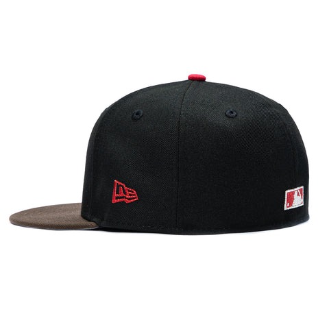 2TONE BK DODGERS JR75TH BLK/BRN New Era