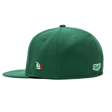 New Era 59Fifty Hoy Se Bebe Pack Skull Chief 1992 Hat Club Patch Hat - Green New Era