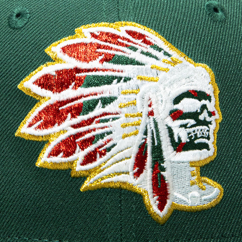 New Era 59Fifty Hoy Se Bebe Pack Skull Chief 1992 Hat Club Patch Hat - Green New Era
