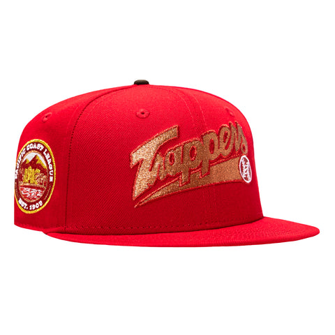 New Era 59Fifty Hoy Se Bebe Pack Edmonton Trappers Pacific Coast League Patch Hat - Red New Era