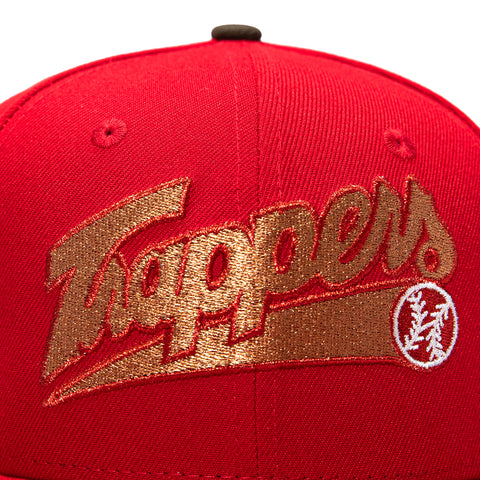 New Era 59Fifty Hoy Se Bebe Pack Edmonton Trappers Pacific Coast League Patch Hat - Red New Era