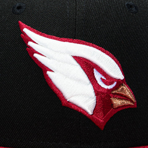 New Era 59Fifty Arizona Cardinals Logo Patch Rivalry Hat - Black, Cardinal New Era