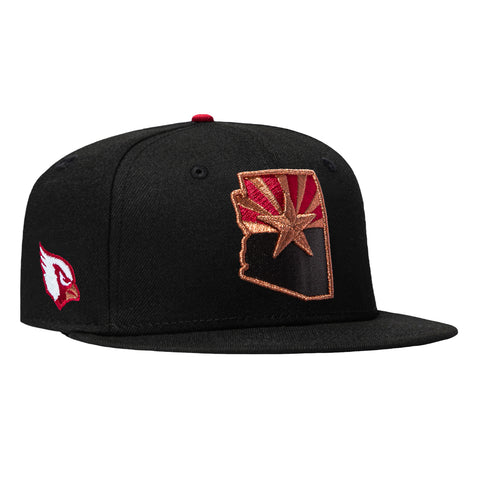 New Era 59Fifty Arizona Cardinals State Patch Rivalry Hat - Black New Era