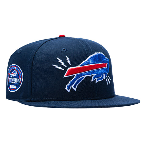 New Era 59Fifty Buffalo Bills 2026 Inaugural Patch Bolt Hat - Navy New Era