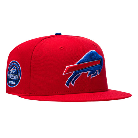 New Era 59Fifty Buffalo Bills 2026 Inaugural Patch Hat - Red New Era