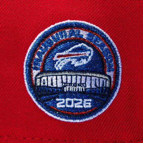 New Era 59Fifty Buffalo Bills 2026 Inaugural Patch Hat - Red New Era