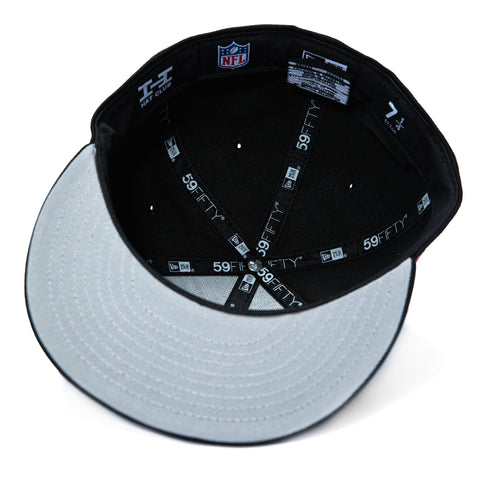 New Era 59Fifty Cleveland Browns Helmet Patch XL Dog Hat - Black New Era