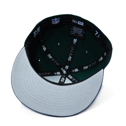 New Era 59Fifty Denver Broncos 50th Anniversary Patch Hat - Green, Navy New Era