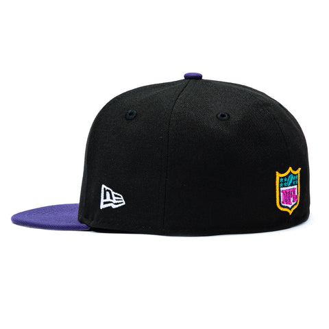 New Era 59Fifty Green Bay Packers 1997 Super Bowl Patch Hat - Black, Purple New Era