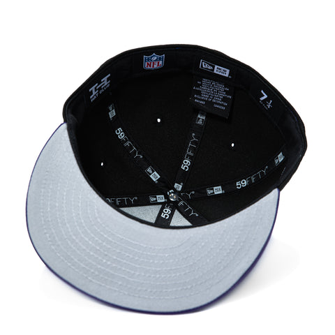 New Era 59Fifty Green Bay Packers 1997 Super Bowl Patch Hat - Black, Purple New Era