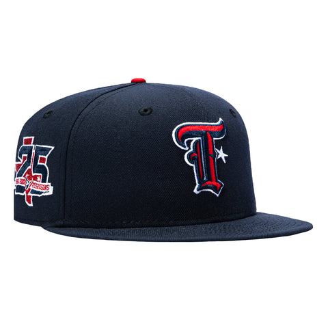 New Era 59Fifty Houston Texans 25th Anniversary Patch T Hat - Navy New Era