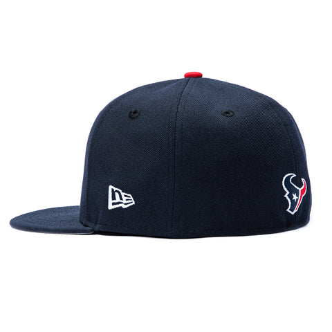 New Era 59Fifty Houston Texans 25th Anniversary Patch T Hat - Navy New Era