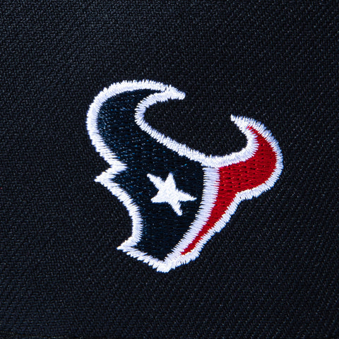 New Era 59Fifty Houston Texans Logo Patch Swarm City Light Blue UV Hat - Navy New Era