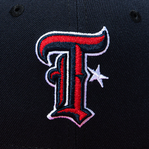 New Era 59Fifty Houston Texans 25th Anniversary Patch T Hat - Navy, Red New Era