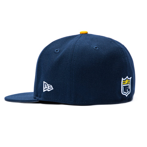 New Era 59Fifty Los Angeles Chargers Logo Patch Deceptor Hat - Navy New Era