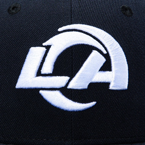 New Era 59Fifty Los Angeles Rams Hat - Navy, White New Era