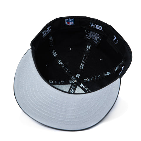 New Era 59Fifty Las Vegas Raiders 50th Anniversary Patch Hat - Black Camo New Era