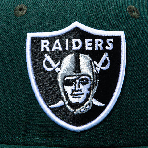 New Era 59Fifty Las Vegas Raiders 2001 Mexico Patch Shield Pink UV Hat - Green New Era
