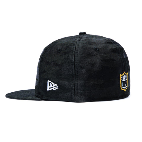 New Era 59Fifty San Francisco 49ers 75th Anniversary Patch Hat - Black Camo New Era