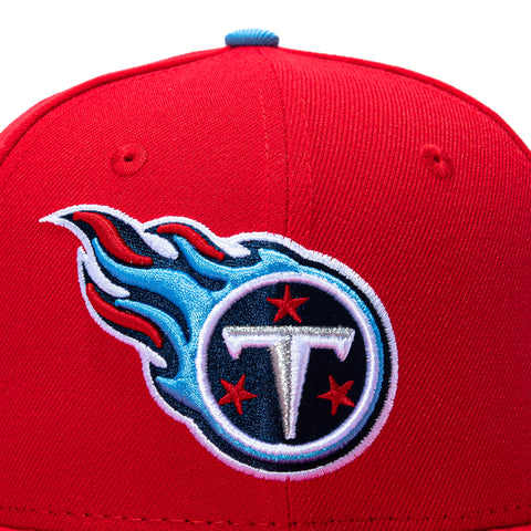 New Era 59Fifty Tennessee Titans 20th Anniversary Patch Hat - Red New Era