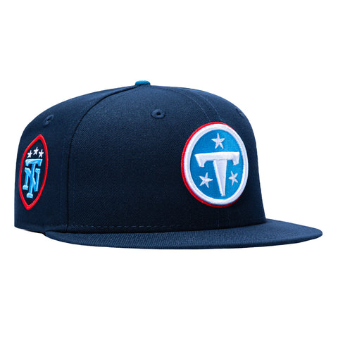 New Era 59Fifty Tennessee Titans Logo Patch 2026 Hat - Navy New Era