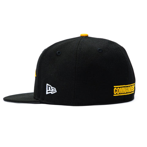 New Era 59Fifty Washington Commanders NFL Logo Patch Alternate Hat - Black New Era