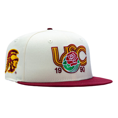 2TONE USC 1990 ROSE BOWL WHT/CRD New Era