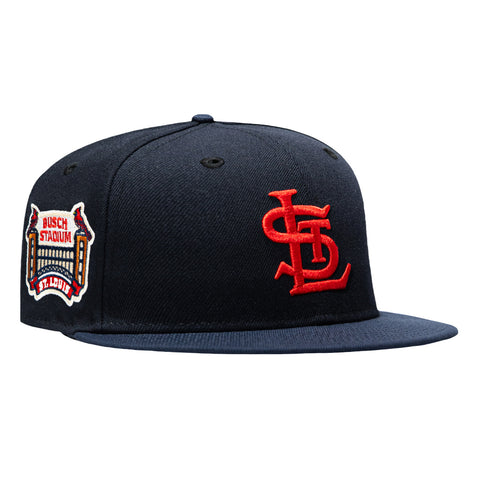 New Era 59Fifty St Louis Cardinals Busch Stadium Patch Hat - Navy, Navy New Era