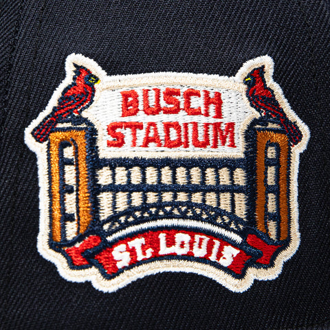 New Era 59Fifty St Louis Cardinals Busch Stadium Patch Hat - Navy, Navy New Era