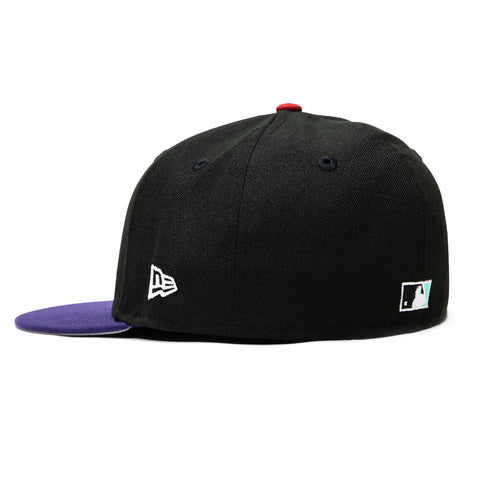 New Era 59Fifty Arizona Diamondbacks Inaugural Patch A Hat - Black, Purple, Sedona Red, Mint New Era