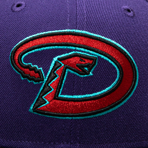 New Era 59Fifty Arizona Diamondbacks D Hat - Purple, Black, Sedona Red New Era